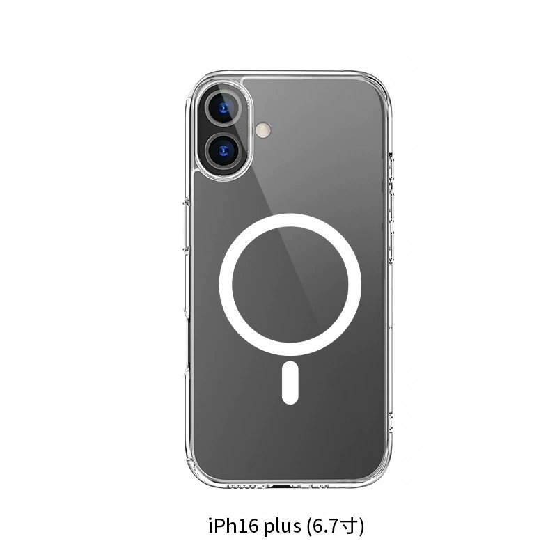 Apple, iPhone17, чехол совместимый, прозрачный iPhone17 Pro, мобильный телефон, защитный чехол, против падения