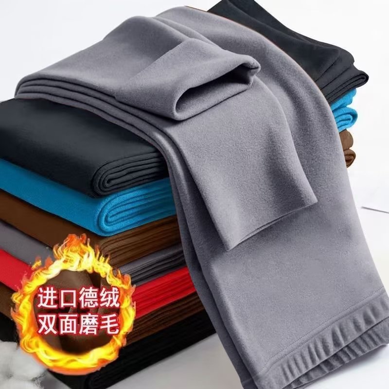 남성용 롱 존 벨벳 바닥 따뜻한 속옷 가을과 겨울 원활한 내부와 외부 착용 겨울 기모 두껍게 플러스 사이즈 슬림 바지