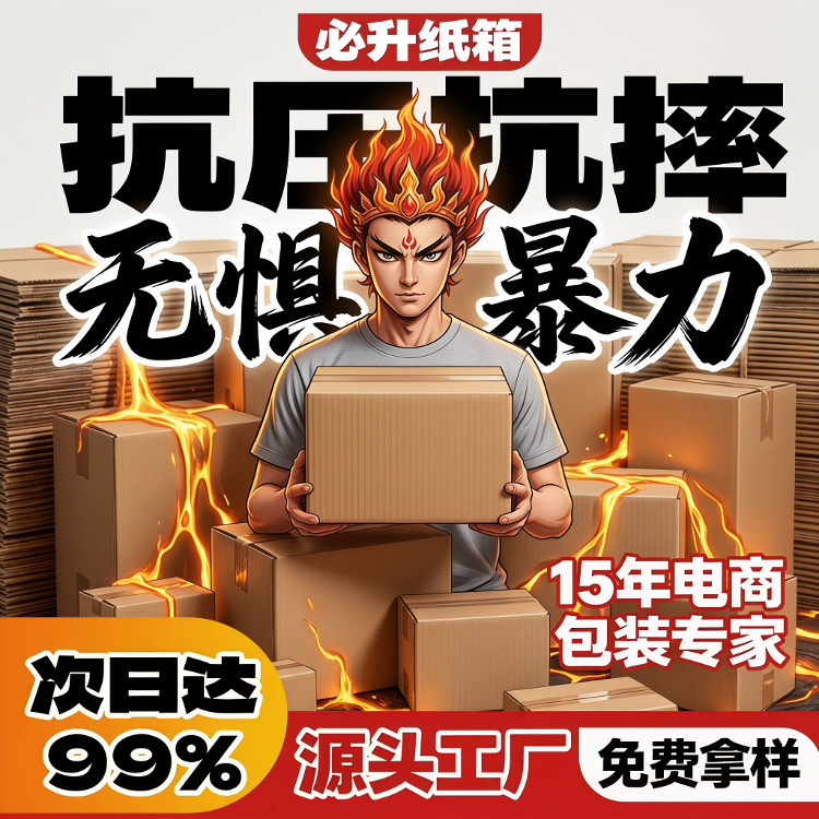1-12号邮政纸箱电商快递打包箱加厚特硬福建跨境现货现发加厚