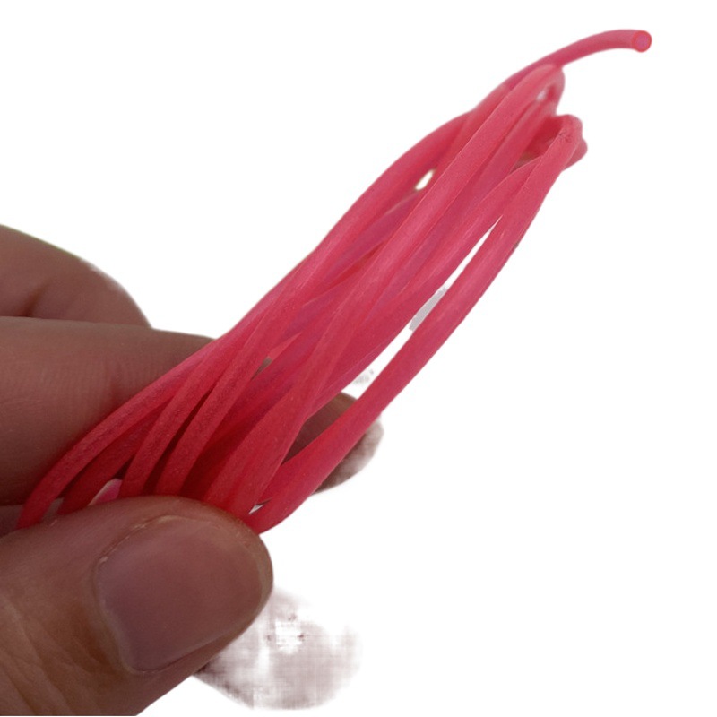 2 M luminous tube fishing balance string hook anti-winding silicone tube luminous tube night fishing sea fishing line group fishing