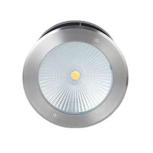 COB outdoor round stainless steel buried lamp embedded Park grass plug lamp lighting decorative lamp