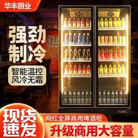 网红冷藏展示柜定制 酒吧KTV酒水啤酒饮料展示柜风冷柜冰柜冷藏柜