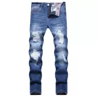 Classic blue denim demi-season jeans, Amazon, plus size