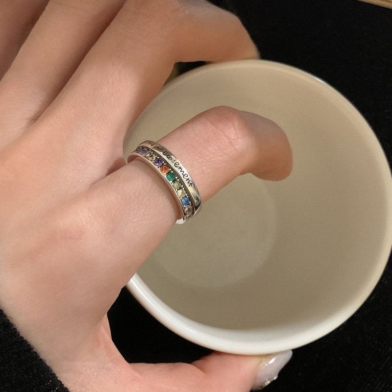 Sophisticated retro fashionable ring with stone with zircon with…