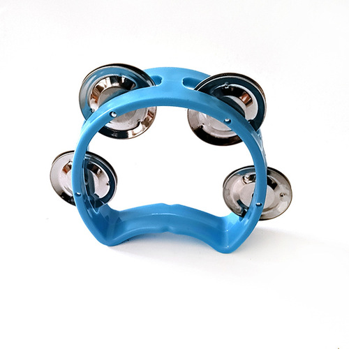 Small Four Bell Circle Orff Musical Instrument Teaching Aids Handbell Children Stage Interactive Performance Accompaniment Single Row Handbell