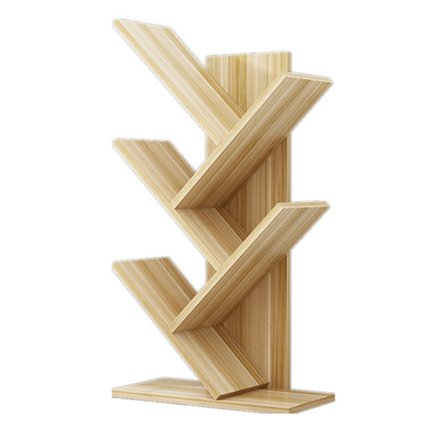 Desktop tree-shaped bookshelf multi-layer simple floor fishbone small book cabinet student bedroom storage rack