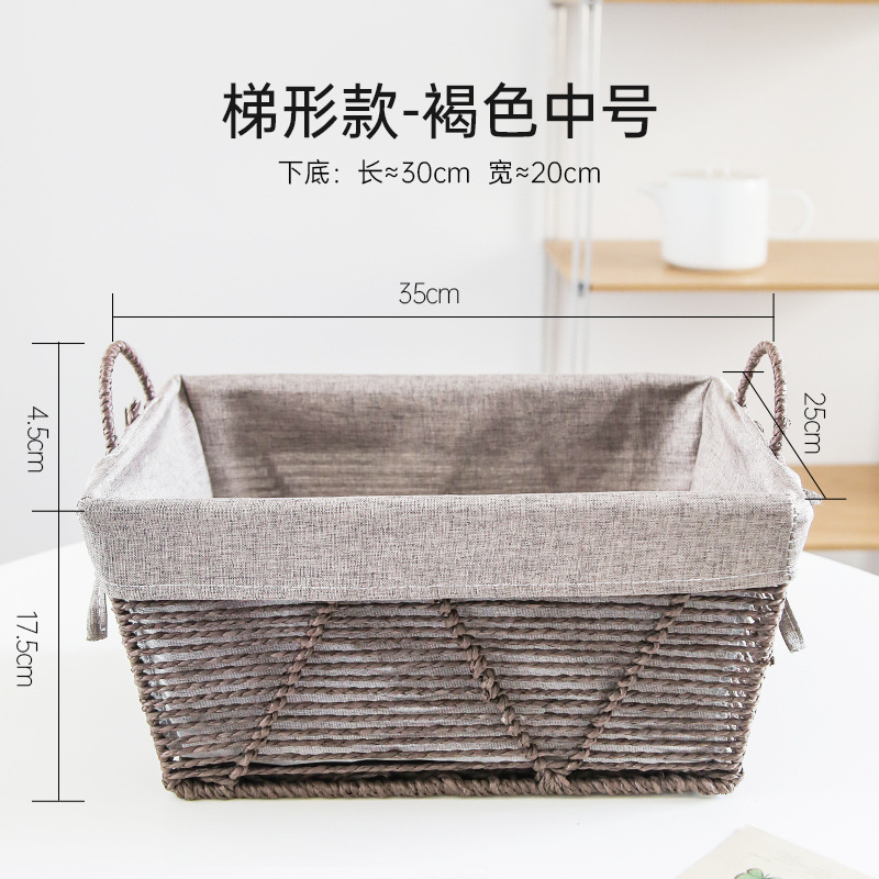 Estilo trapezo-marrón mediano