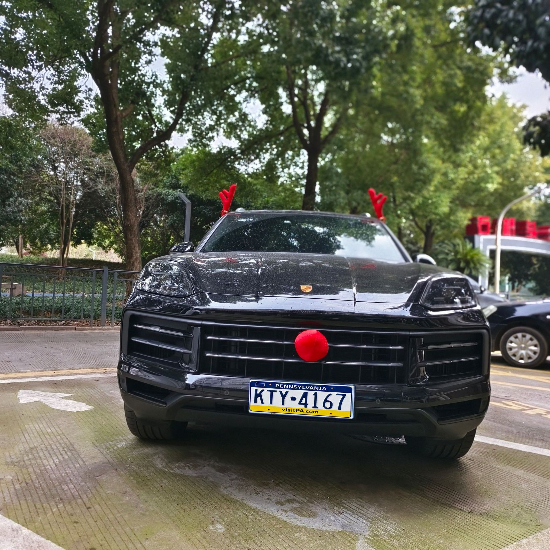 2024 decoración de automóviles de Navidad de ciervo de carro decoración de Navidad de automóviles de ciervo de carro decoración de Navidad de ciervo de carro