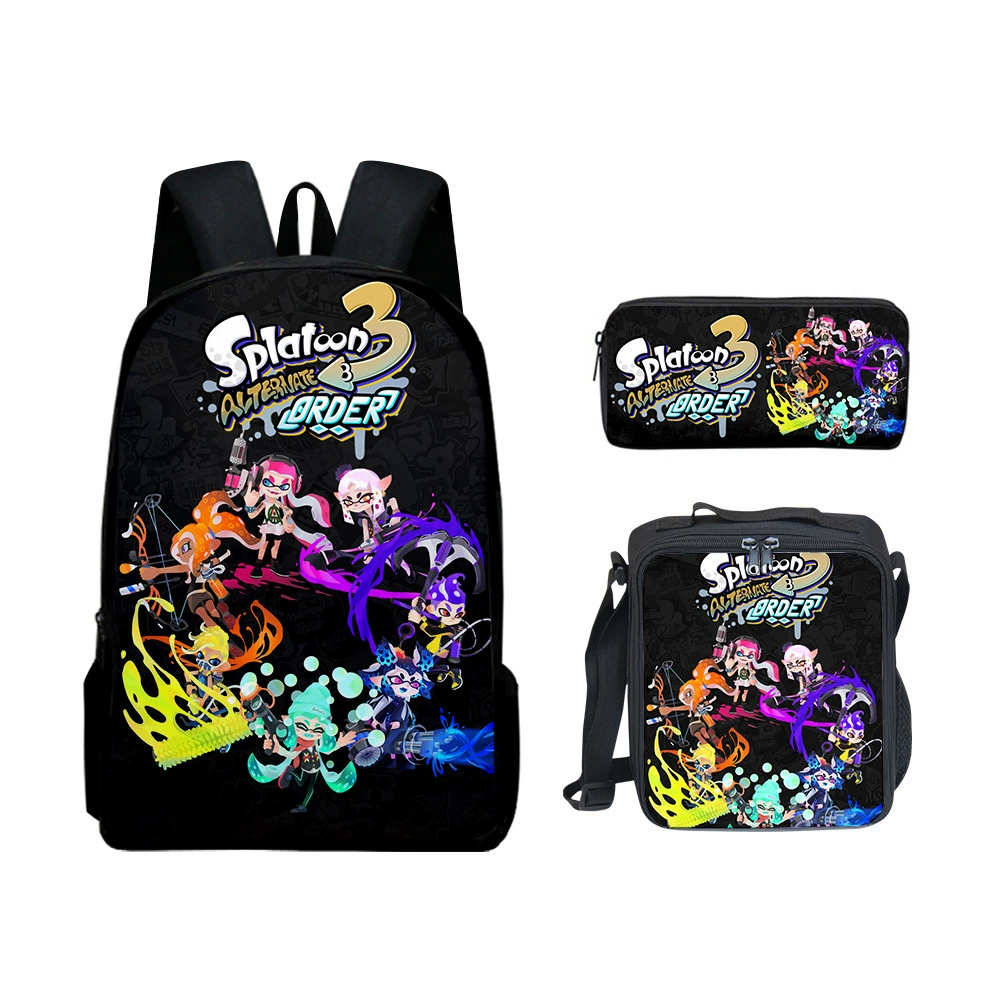 (Cross-border trading), set, backpack, children's school bag, pencil case, 2023, new collection, 3 piece set