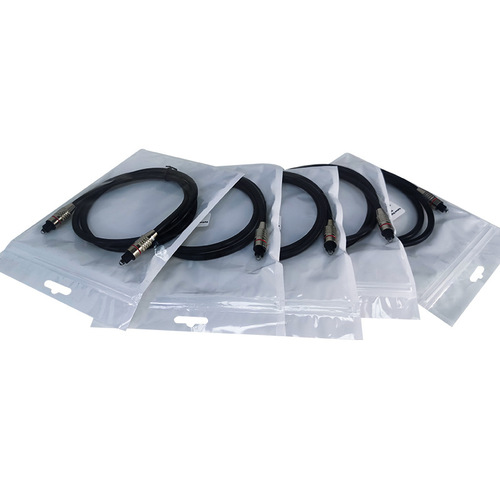 OD6.0 Digital Optical Fiber Audio Cable with Speaker Terminal, 1 Meter