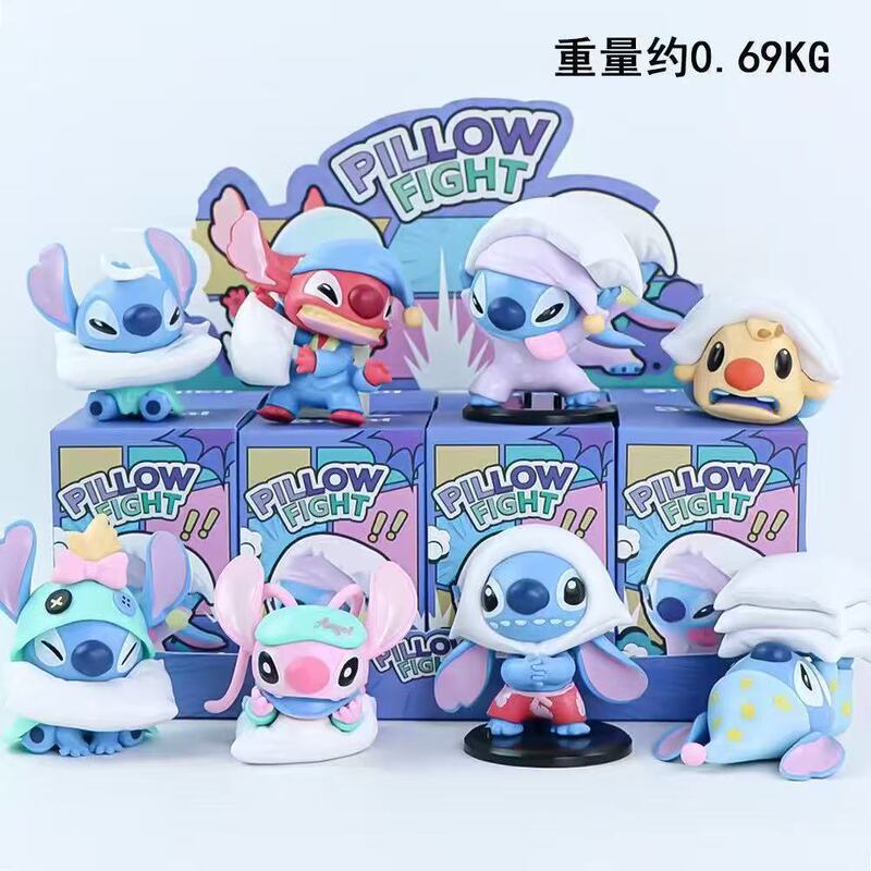 史迪仔潮玩公仔枕头大战盲盒可爱史迪奇周边手办桌面摆件玩偶礼物|undefined