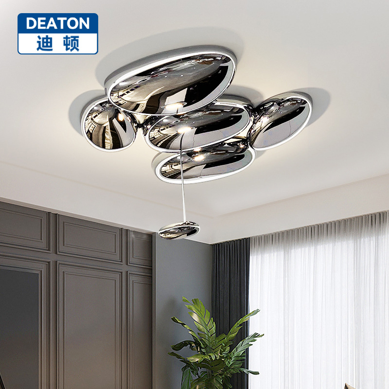 Italian Living Room Ceiling Lamp Modern Minimalist Designer Master Bedroom Dining Room Villa Creative High-bright Mercury Lamps