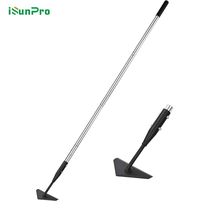 亚马逊新款热销三角草锄花园锄头长柄除草器可拆卸多功能园艺锄头