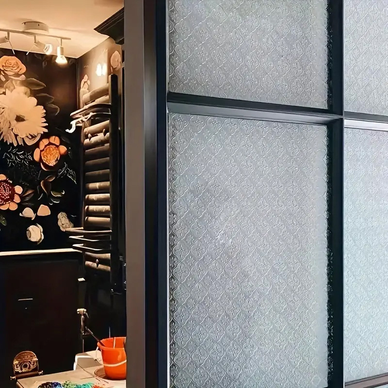 窓静電フロストガラス貼りガラス膜オフィス浴室トイレ家庭用防光防覗き型シール|undefined