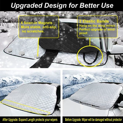 Car snow shield front windshield snow shield