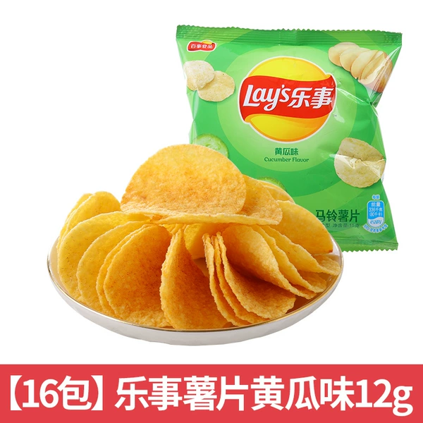 Lay's Potato Chips [Cucumber Flavor] 12g*16 pack