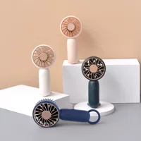 Новый карманный вентилятор, портативный мини-USB-зарядка, портативный карабин, супер ветер, уличный вентилятор, оптовая продажа