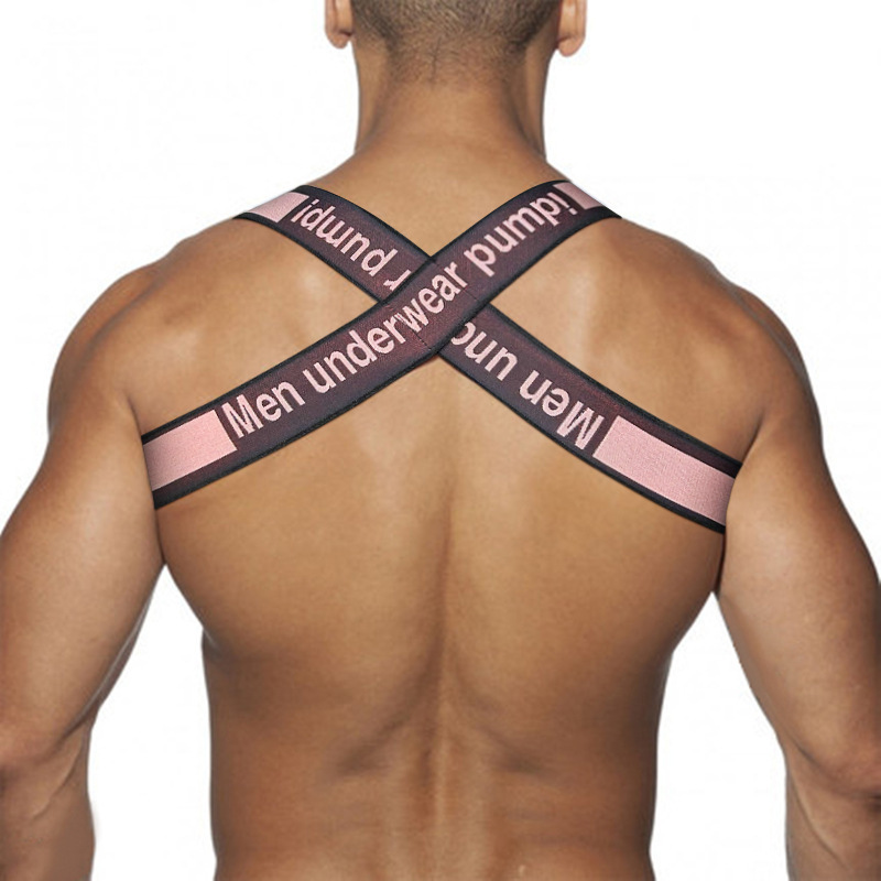 TEMU Muscle Men's Shoulder Strap Strap Sexy Nightclub Bouncing Gay Sports Fitness Parkour Stretch Strap MP98 TEMU Muscle Men's Shoulder Strap Strap Sexy Nightclub Bouncing Gay Sports Fitness Parkour Stretch Strap MP98