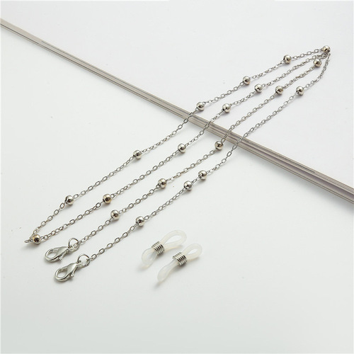 Amazon cross-border pearl metal glasses chain sunglasses chain accessories anti-slip