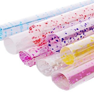 Factory Direct Sales Printed Cellophane Roll High Transparency Dustproof and Waterproof Flower Wrapping Paper Flower Gift Box Fruit Basket Gift Wrapping Paper