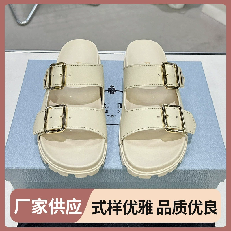 24 летние новые туфли с открытыми пальцами римские туфли ретро простой атмосферный кекс с толстой подошвы тонкие и увеличенные сандалии с толстой подошвы