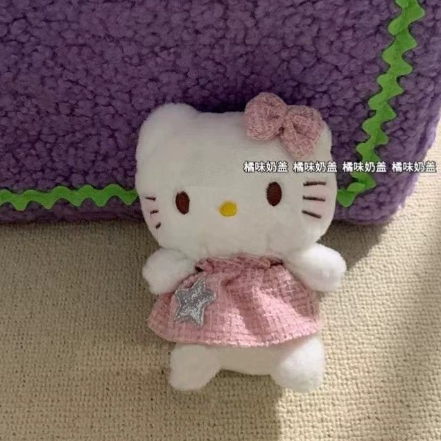 Плюшевый подвесной талисман (Hello Kitty) Брелок для ключей, 11×8×4 см, мягкая кукла в подарок для девочек