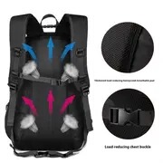 Double-shoulder bag men's outdoor travel backpack large capacity hiking bag travel bag computer bag luggage bag women's backpack