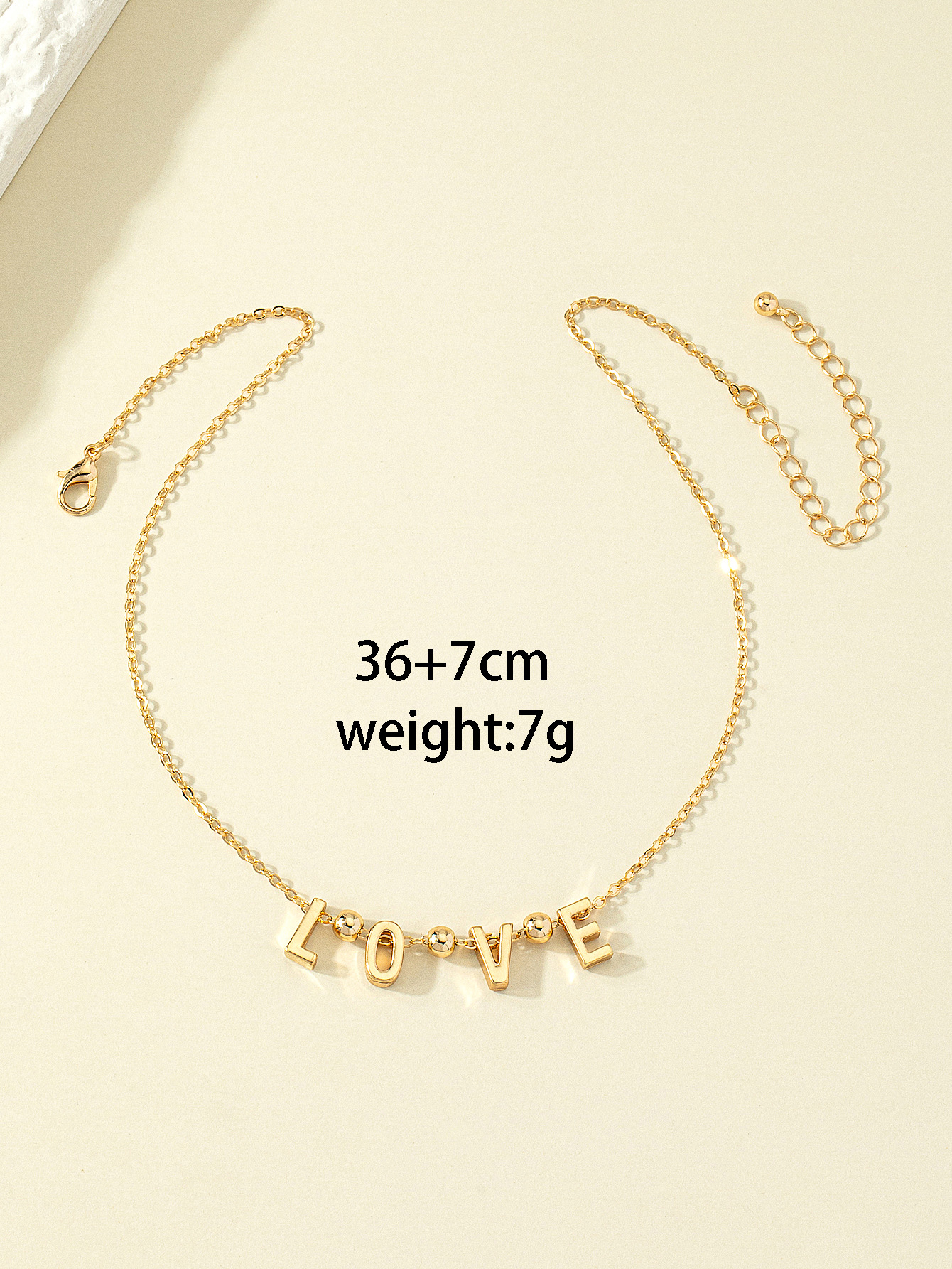 Fashion Letter Alloy Plating Necklace