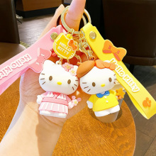 新款HelloKitty卡通钥匙扣可爱三丽鸥KT猫书包挂件儿童奖励小礼品