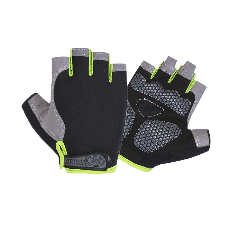 Guantes de fitness para hombres y mujeres de verano Delgado medio dedo deportes equipo anti-capullo entrenamiento barra horizontal resistente al desgaste yoga montar en bicicleta