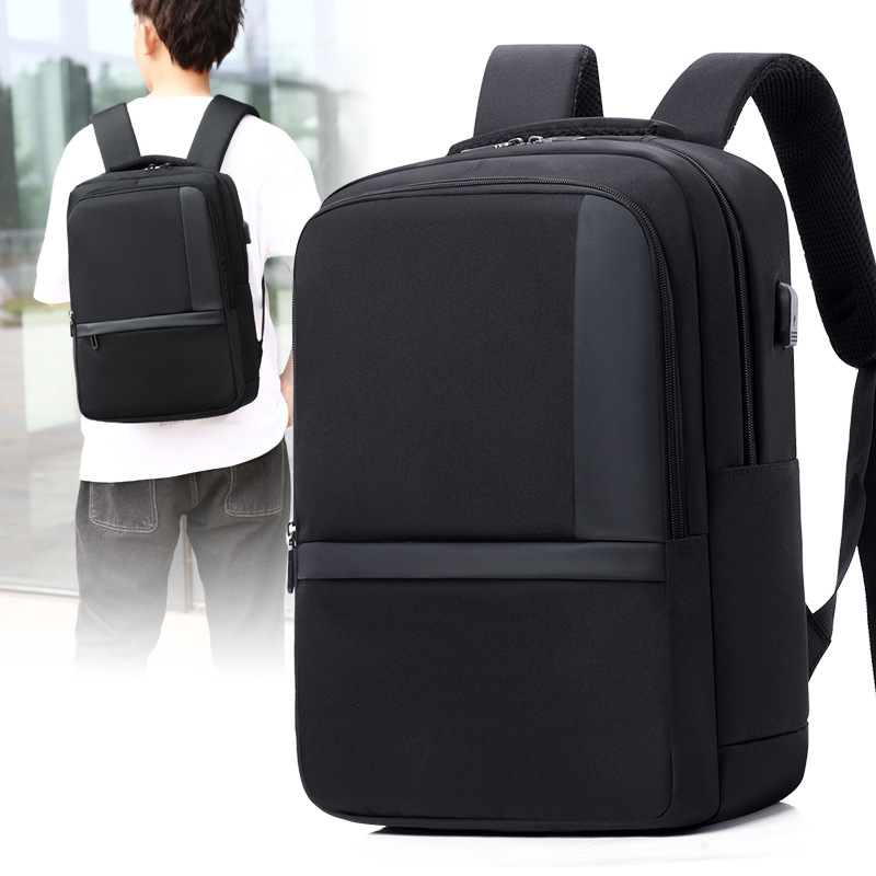 2025 New Men's Large Capacity Business Backpack Casual Casual Business Travel Computer Bag Multifunctional Backpack