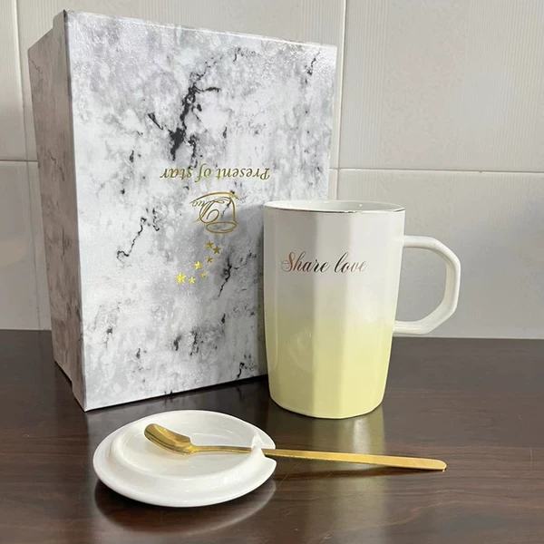 Yellow gift box, cover