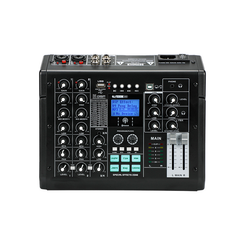 SK-4-way sound card live streaming mixer anchor professional with sound card recording karaoke multi-functional small all-in-one machine SK-4-way sound card live streaming mixer anchor professional with sound card recording karaoke multi-functional small all-in-one machine