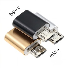 携帯電話アダプタtype-cメスマイクロ安卓v 8変換ヘッド変換器アダプタtpc充電5pin