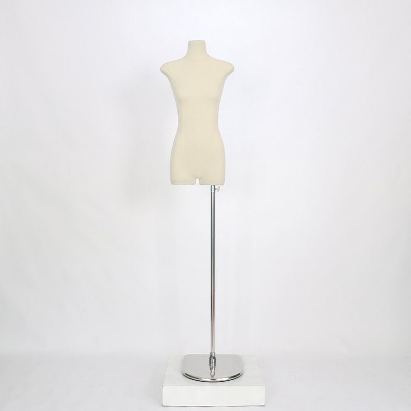 Mejorada modelo plano accesorios de las mujeres medio cuerpo ventana soporte muñeca tienda de ropa cuerpo modelo soporte de exhibición de cuerpo completo