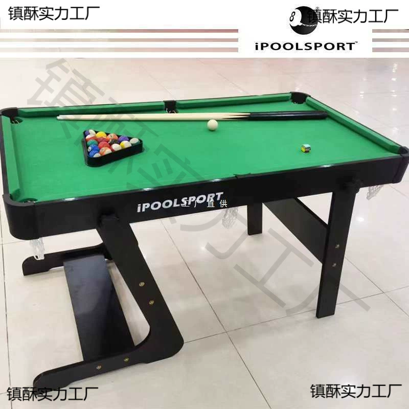 IPOOLSPORT складной деревянный бильярдный стол, бытовой большой детский стандартный американский стол для снукера для взрослых
