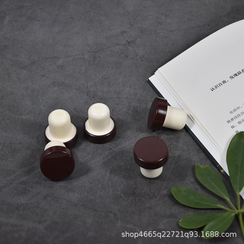 香槟塞酒塞玻璃瓶塞塞子带孔塞调料瓶塞子tpe食品级塞香薰瓶塞
