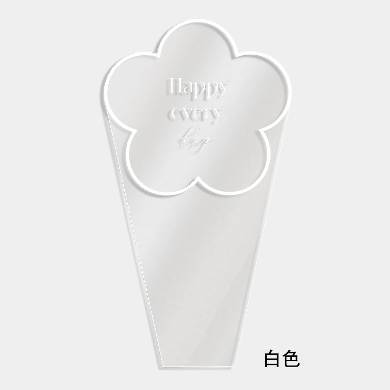 Diosa bolsa individual Camelia bolsa individual ramo bolsa de embalaje material de la flor bolsa de rama única puesto material floral