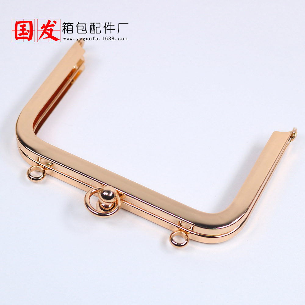 [agujero de tornillo] 13 * 9cm cuadrado liso largo pie de tarjeta boca de oro agujero de presión manual con tornillo