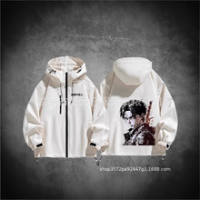 进击的巨人利威尔艾伦自由之翼冲锋衣男休闲拉链宽松夹克连帽外套