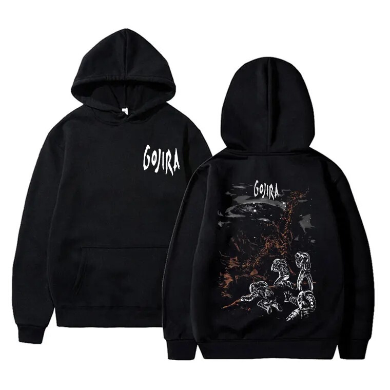 Hot French Retro Metal Band Gojira from Mars to Sirius Album Graphic Sweatshirt for Men and Women Hot French Retro Metal Band Gojira from Mars to Sirius Album Graphic Sweatshirt for Men and Women