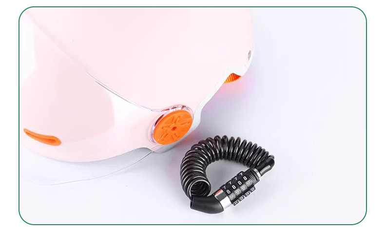 Bicycle Lock, Electric Vehicle Wire Lock, Mountain Bike, Motorcycle Anti-Theft Password, Steel Cable Lock, Luggage Lock, Helmet Lock