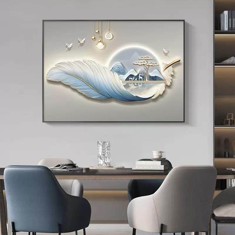2025 新しいライト高級メーターボックス装飾絵画シンプルなリビングルーム配電ボックスシールドボックス電源メインスイッチ吊り絵画|undefined