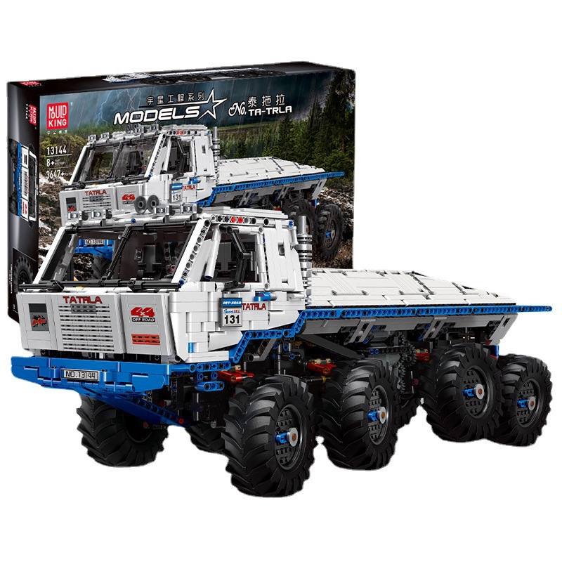 Vehículo de ingeniería grande Yuxing 13144 Thai arrastre bloques de construcción difíciles ensamblados niño control remoto regalo eléctrico