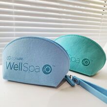 手提毛毡包企业宣传礼品袋可印logo简约毛毡零钱包手机证件包