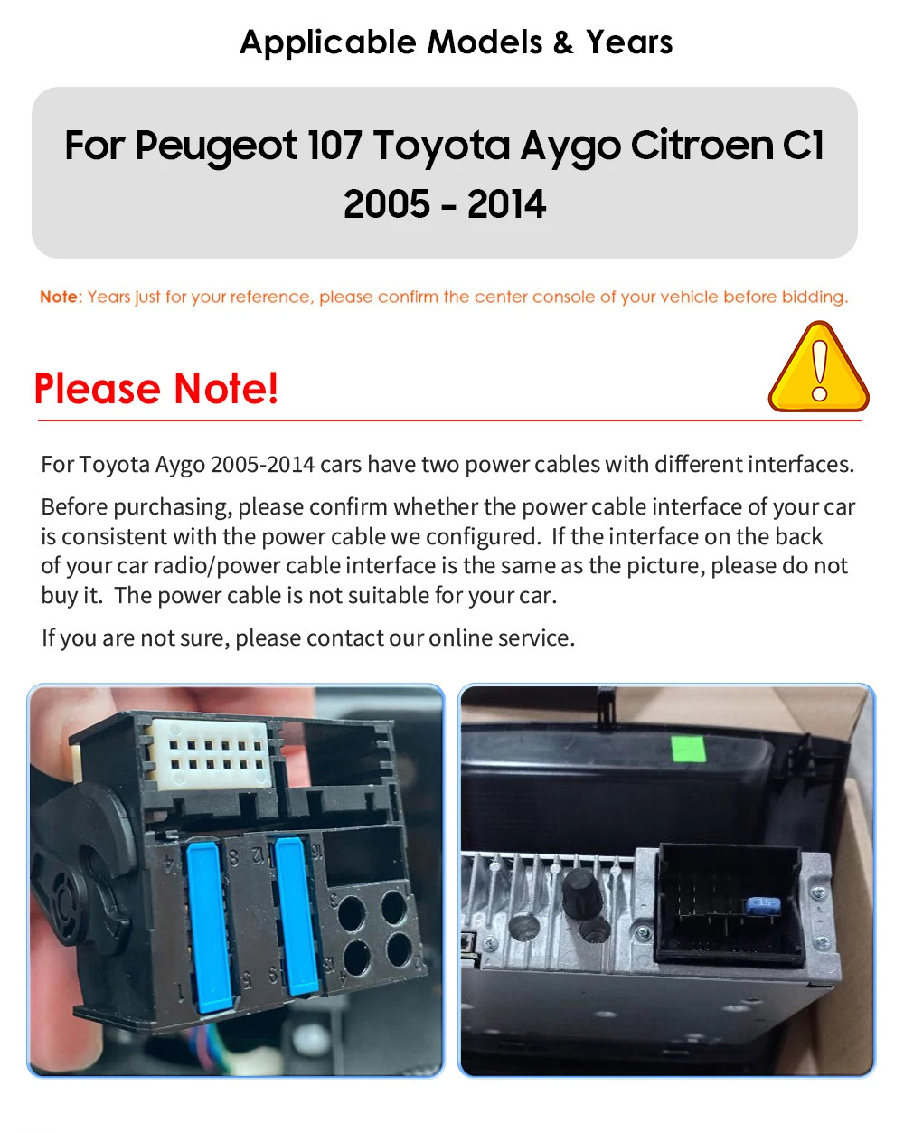 Cross-Border Suitable for 05-14 Peugeot 107 Android Large Screen Car Central Control Gps Navigation Bluetooth Wireless Carplay