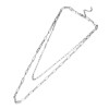 Trend fashionable sophisticated small design necklace stainless steel