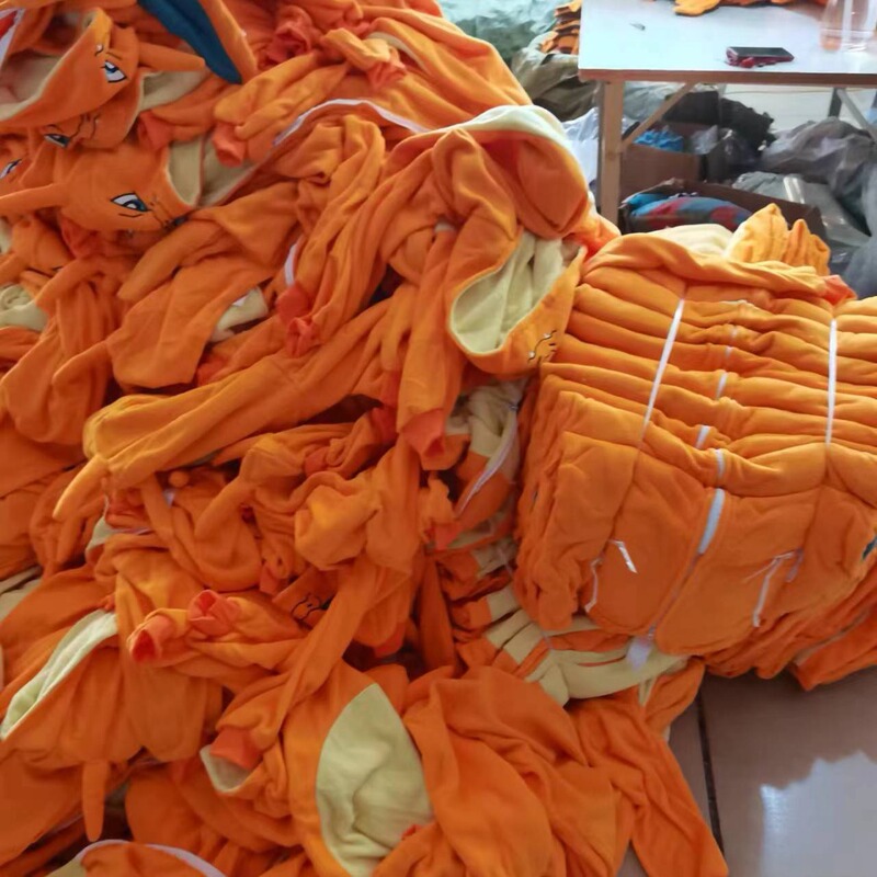 Cross-Border Wholesale Polar Fleece Charizard Adult Cartoon One-Piece Pajamas Party Costumes Can Be Customized for Kidsren