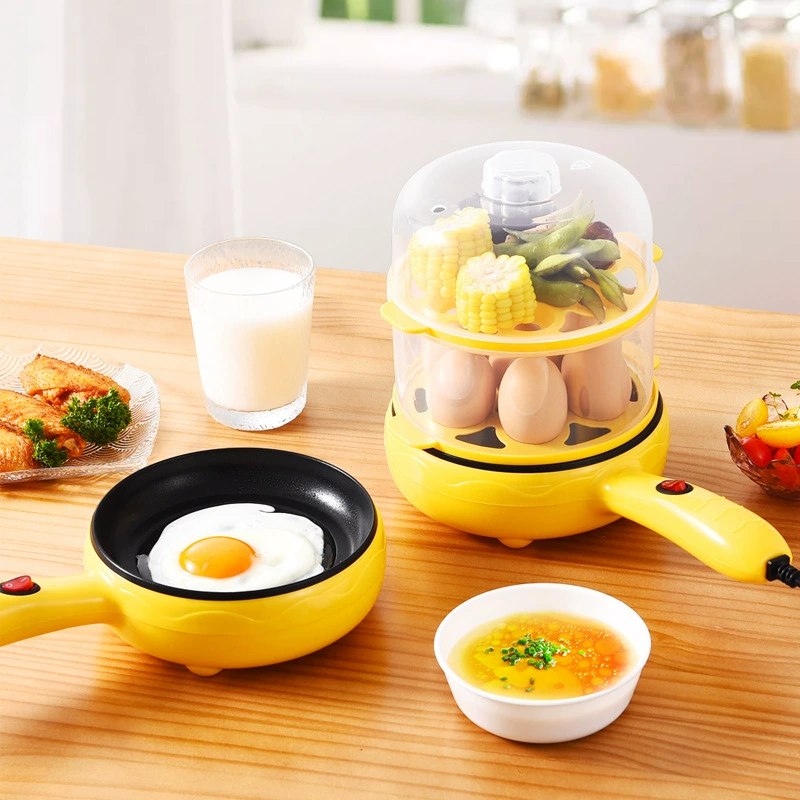 Яйцо-пельменная омлетная кастрюля яичный cooker электрической паровой яичный пудинг бытовой подключаемый автоматический контроль температуры противоскользящее горшок пароискатель