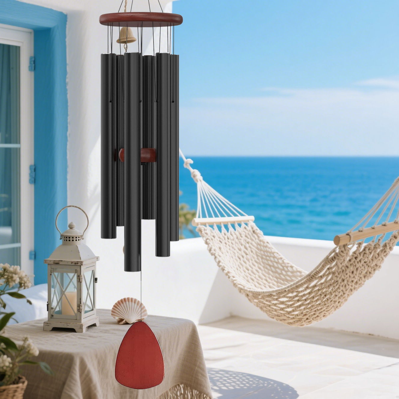 32inch 검은 바람 차임